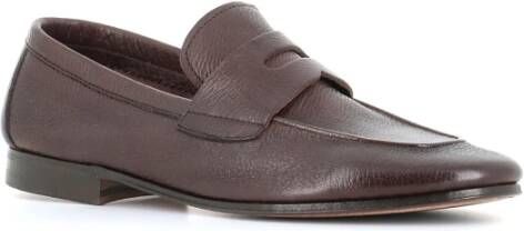 Henderson Donkerbruine Leren Moccasin Sandalen Brown Heren - Foto 4