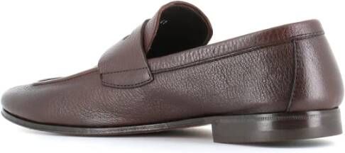 Henderson Donkerbruine Leren Moccasin Sandalen Brown Heren - Foto 3