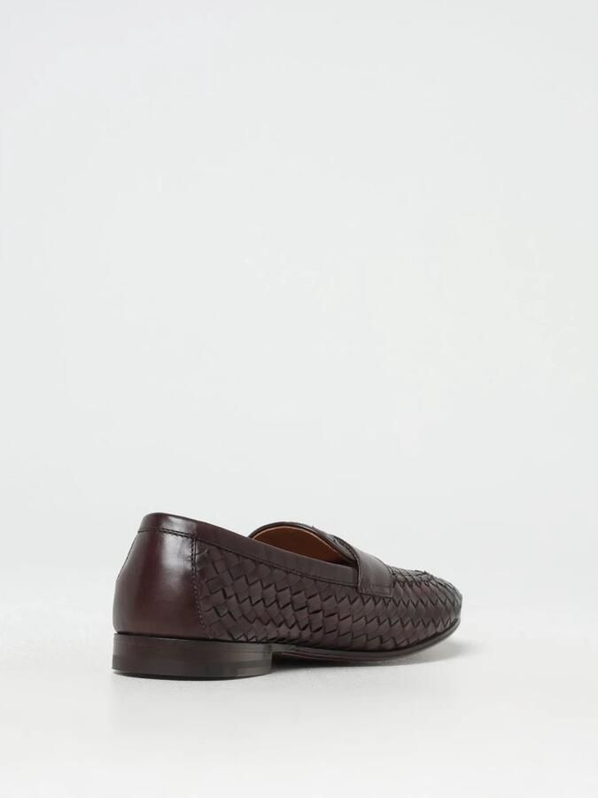 Henderson Geweven leren penny loafers