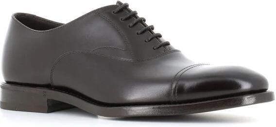Henderson Klassieke Bruine Oxford Platte Schoenen