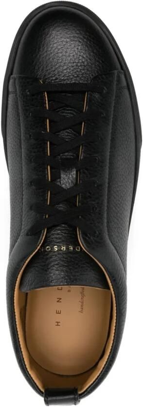 Henderson Zwart Deer Leather Colby Trainers - Foto 4