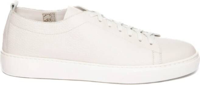 Henderson Iconische witte hertenhuid sneakers
