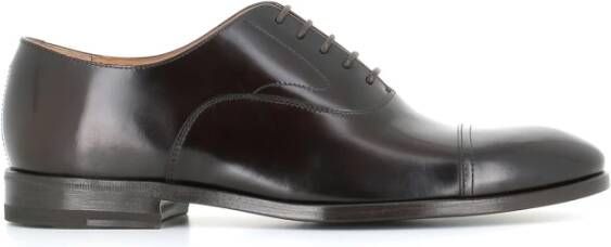 Henderson Klassieke Oxford bruine leren schoenen Brown Heren