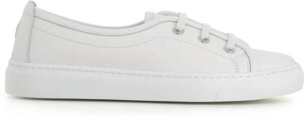 Henderson Witte leren sneakers met ronde neus