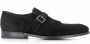 Henderson Zwarte Suède Franje Brogue Schoenen - Thumbnail 1