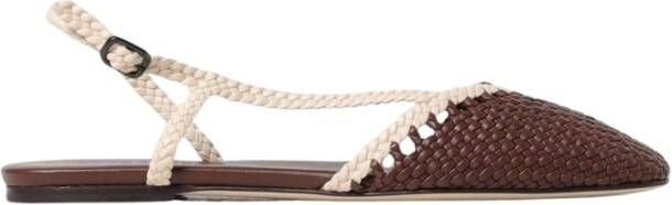 Hereu Geweven platte sandalen
