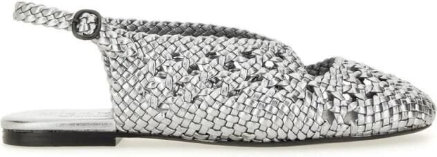 Hereu Empuria Metallic Woven Slingback