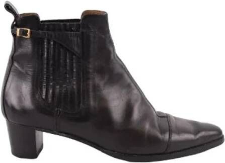 Hermès Vintage Pre-owned Lace boots Black Dames