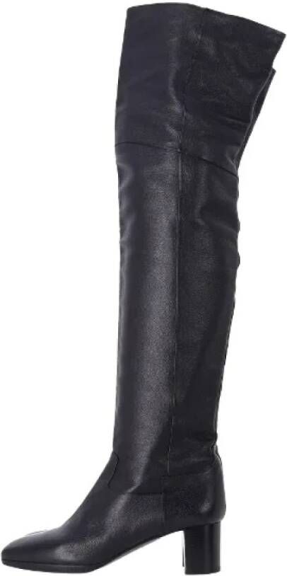 Hermès Vintage Pre-owned Leather boots Black Dames