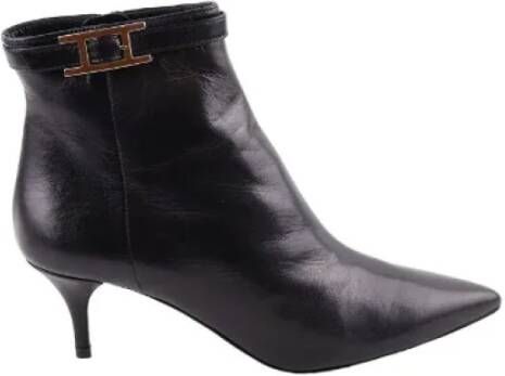 Hermès Vintage Pre-owned Leather boots Black Dames