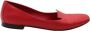Hermès Vintage Pre-owned Leather flats Red Dames - Thumbnail 1