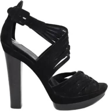 Hermès Vintage Pre-owned Leather heels Black Dames