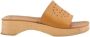 Hermès Vintage Pre-owned Leather sandals Brown Dames - Thumbnail 1