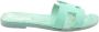 Hermès Vintage Pre-owned Leather sandals Green Dames - Thumbnail 1