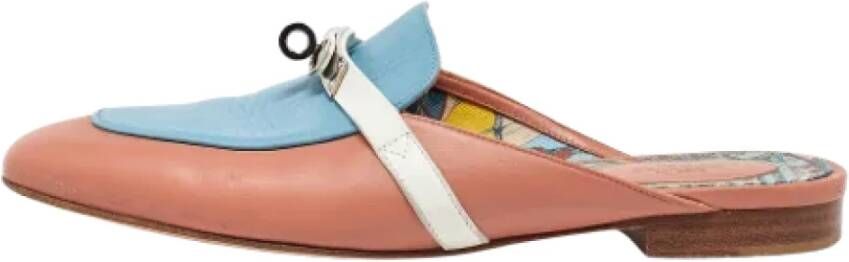 Hermès Vintage Pre-owned Leather sandals Pink Dames