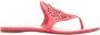 Hermès Vintage Pre-owned Leather sandals Red Dames - Thumbnail 1