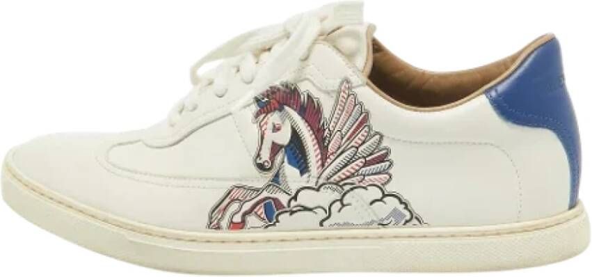 Hermès Vintage Pre-owned Leather sneakers White Dames
