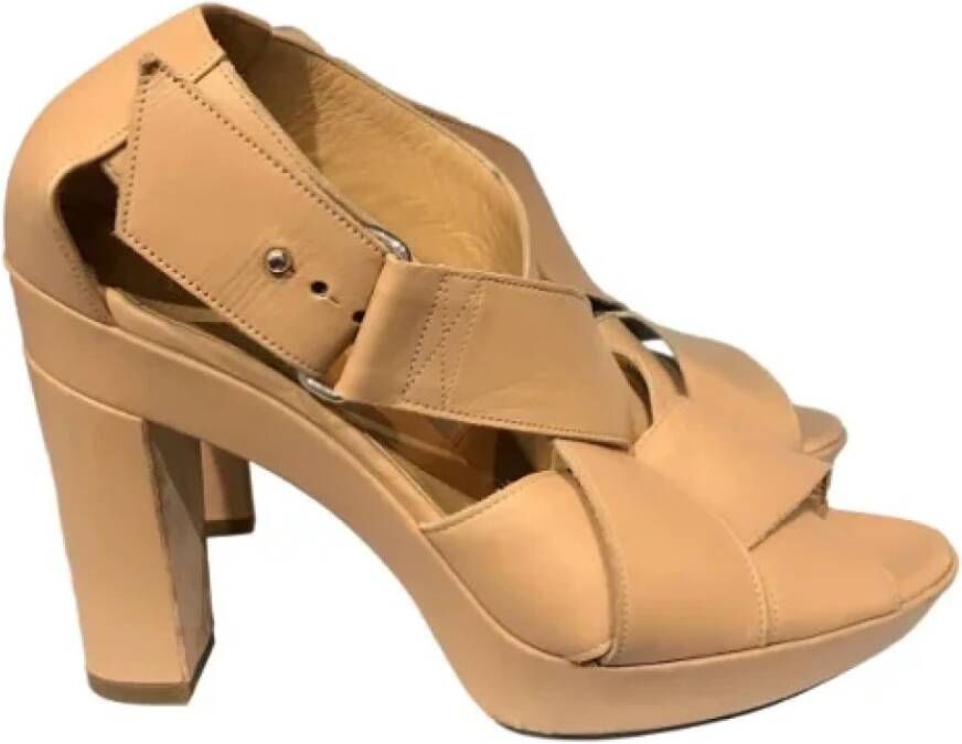Hermès Vintage Pre-owned Sandalen Beige Dames