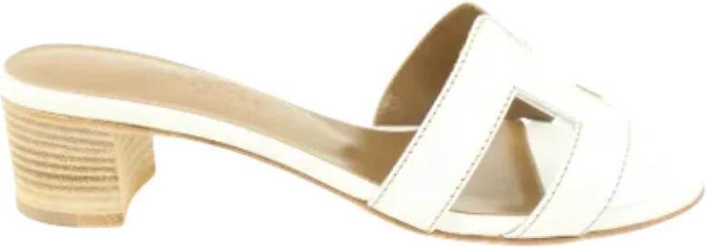 Hermès Vintage Pre-owned Sandalen White Dames
