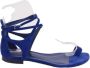 Hermès Vintage Pre-owned Suede sandals Blue Dames - Thumbnail 1