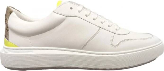 Herno Fluorescerende contrast witte sneaker Wit Heren