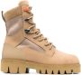 Heron Preston Boots Lace-Up Military Boots in beige - Thumbnail 1