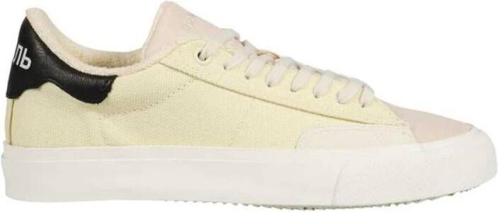 Heron Preston Canvas lage sneakers met leren detail