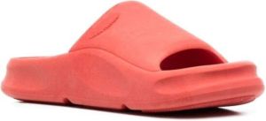 Heron Preston Logo rubber slides Oranje Dames