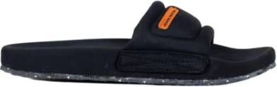 Heron Preston Slippers met logopatch Zwart