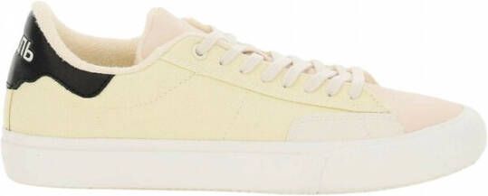 Heron Preston Canvas Lage Sneakers met Leren Detail White Heren