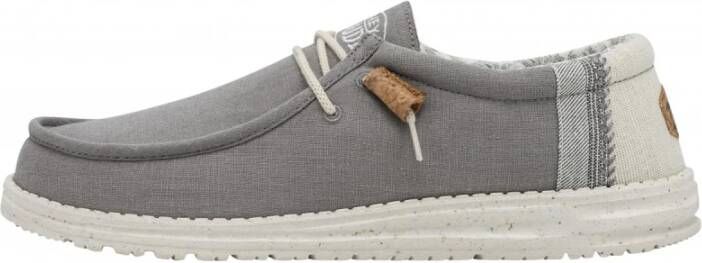 Hey Dude Ademende Baseball-geïnspireerde Wally Break Stitch Sneaker Gray Heren