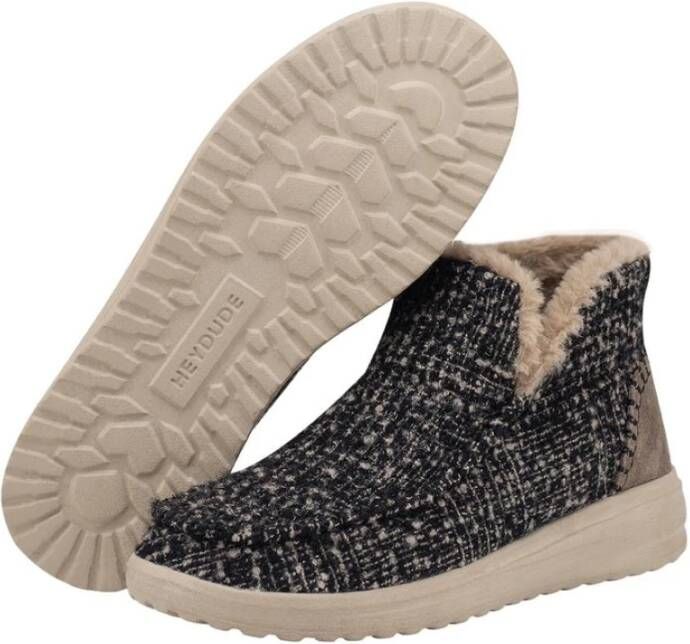 Hey Dude HEYDUDE Denny Dames Instappers Tan | Zwart | Wol - Foto 2