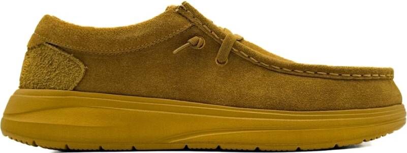 HEYDUDE Suede Heren Schoenen Bruin Maat: 41 Suède Foot Locker