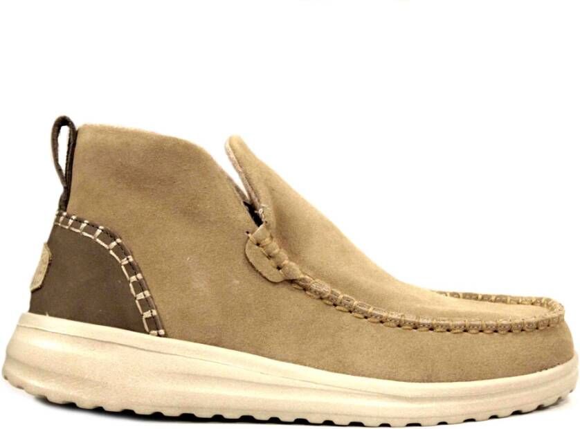 Hey Dude Beige Suède Chukka Laars