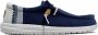 Hey Dude Blauwe Wally Break Platte Schoenen Blue Heren - Thumbnail 1