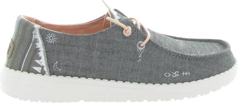 Hey Dude Boho Wally Sport Mesh Schoenen Gray Dames