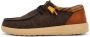 Hey Dude Bruine Wol Sneakers voor Heren Brown - Thumbnail 3