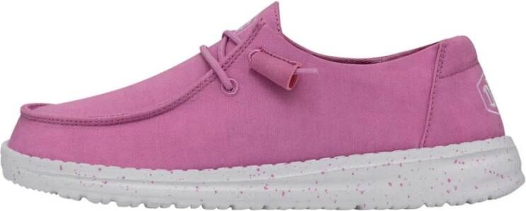 Hey Dude HEYDUDE Wendy Slub Canvas Dames Instappers Violet - Foto 2