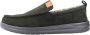 HEYDUDE Wally Grip Moc Craft Leather Heren Mocassins Black - Thumbnail 2