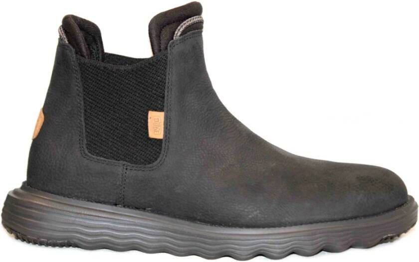 Hey Dude Chelsea Boots Black Heren