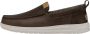 HEYDUDE Wally Grip Moc Craft Leather Heren Mocassins Grey - Thumbnail 10
