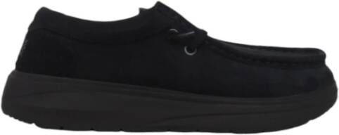 Hey Dude Zwarte platte schoenen Wally model Black Heren - Foto 2