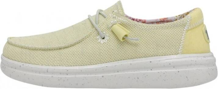 Hey Dude Gebreide Sneaker Yellow Dames