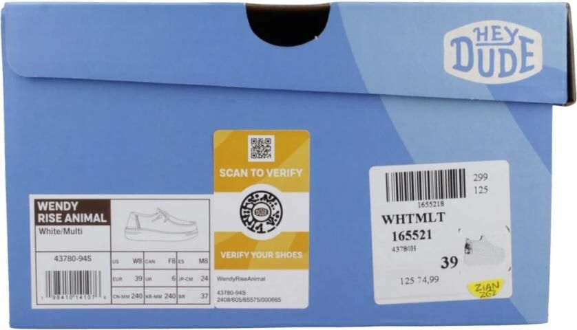 Hey Dude Dierenprint Rise Veterschoenen