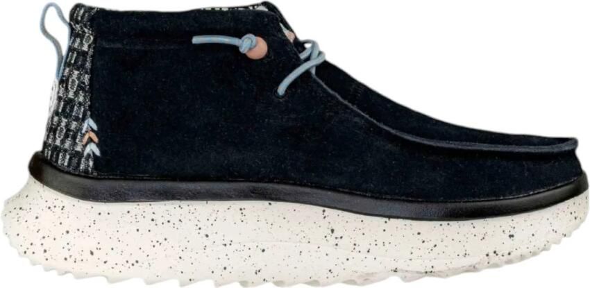 Hey Dude Zwarte Suède Laarzen Lichtgewicht Makkelijk Aan - Foto 2