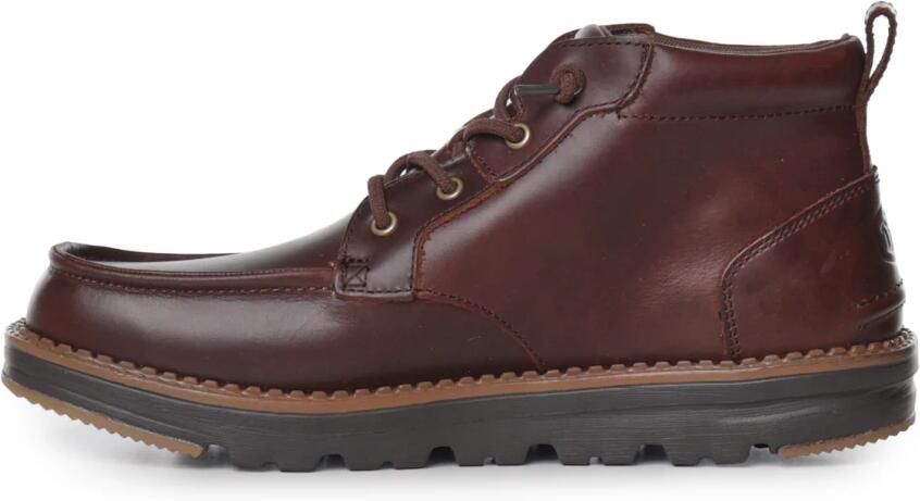HEYDUDE Flint Leather Heren Boots Leer Bruin - Foto 5
