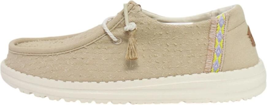 Hey Dude Geperforeerde mocassins van imitatieleer met franjes - Foto 2