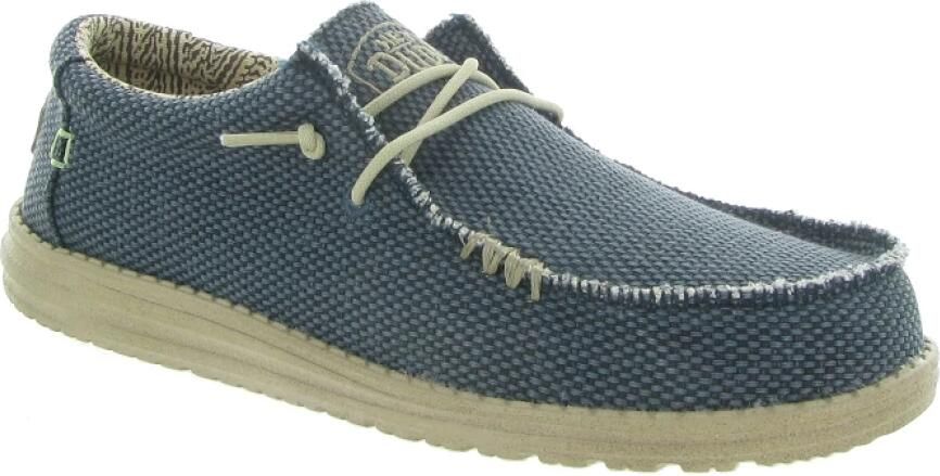 Hey Dude HEYDUDE Wally Braided Heren Instappers Blue Night Blauw HD40003-4NM