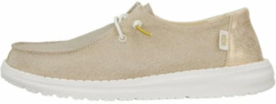 Hey Dude Gouden Dames Mocassins Comfortabel Ontwerp