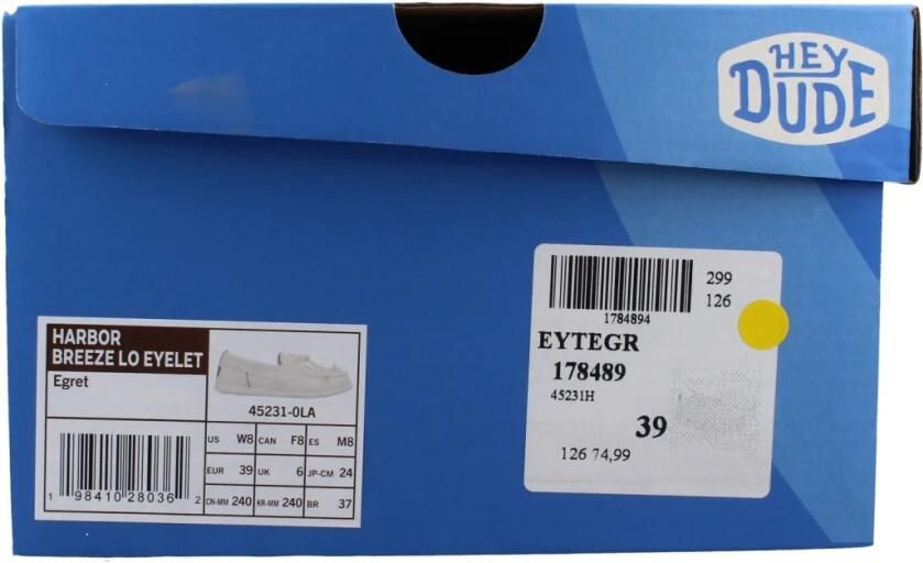Hey Dude Harbor Breeze Bootschoenen beige Textiel - Foto 8